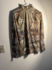 Under Armour Shirt Mens Medium Camo Compression Coldgear Realtree size M