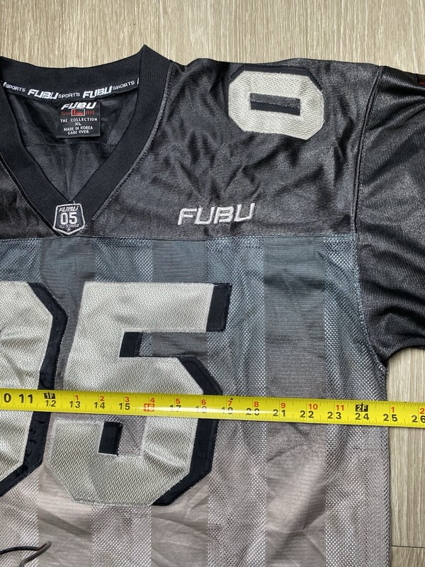 Vintage Authentic FUBU Sport 05 Classic Football Mesh Jersey Men's Size X-LARGE gallery