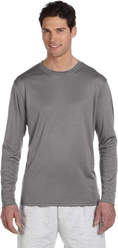 Champion CW26 Men's Double Dry Performance Long Sleeve Shirt Wicking Tee UPF 50+ gallery