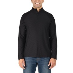 Gerry Men’s Moisture Wicking Active Stretch Long Sleeve Quarter Zip Pullover
