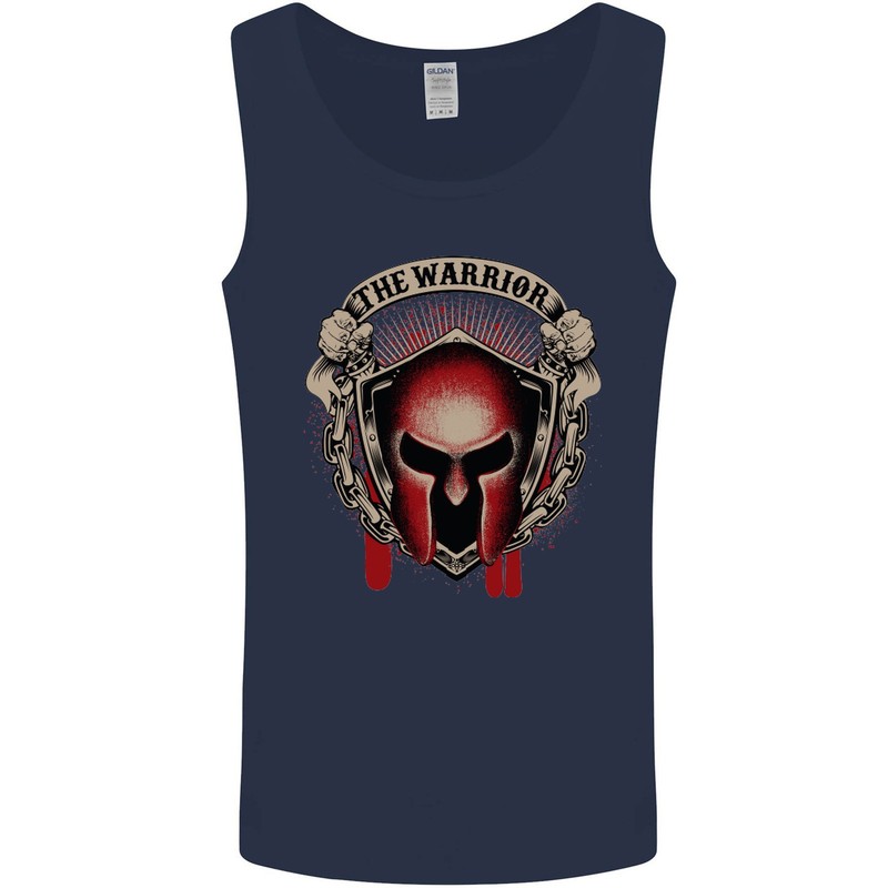The Warrior Gym Spartan Helmet Bodybuilding Mens Vest Tank Top gallery