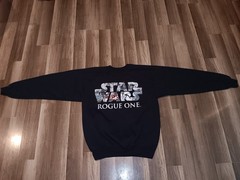 Disneyland hanes star wars rogue one Medium size men’s black color sweatshirt