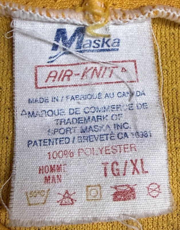 Vintage CCM Huron Hockey School Jersey - Maska Air-Knit - XL gallery