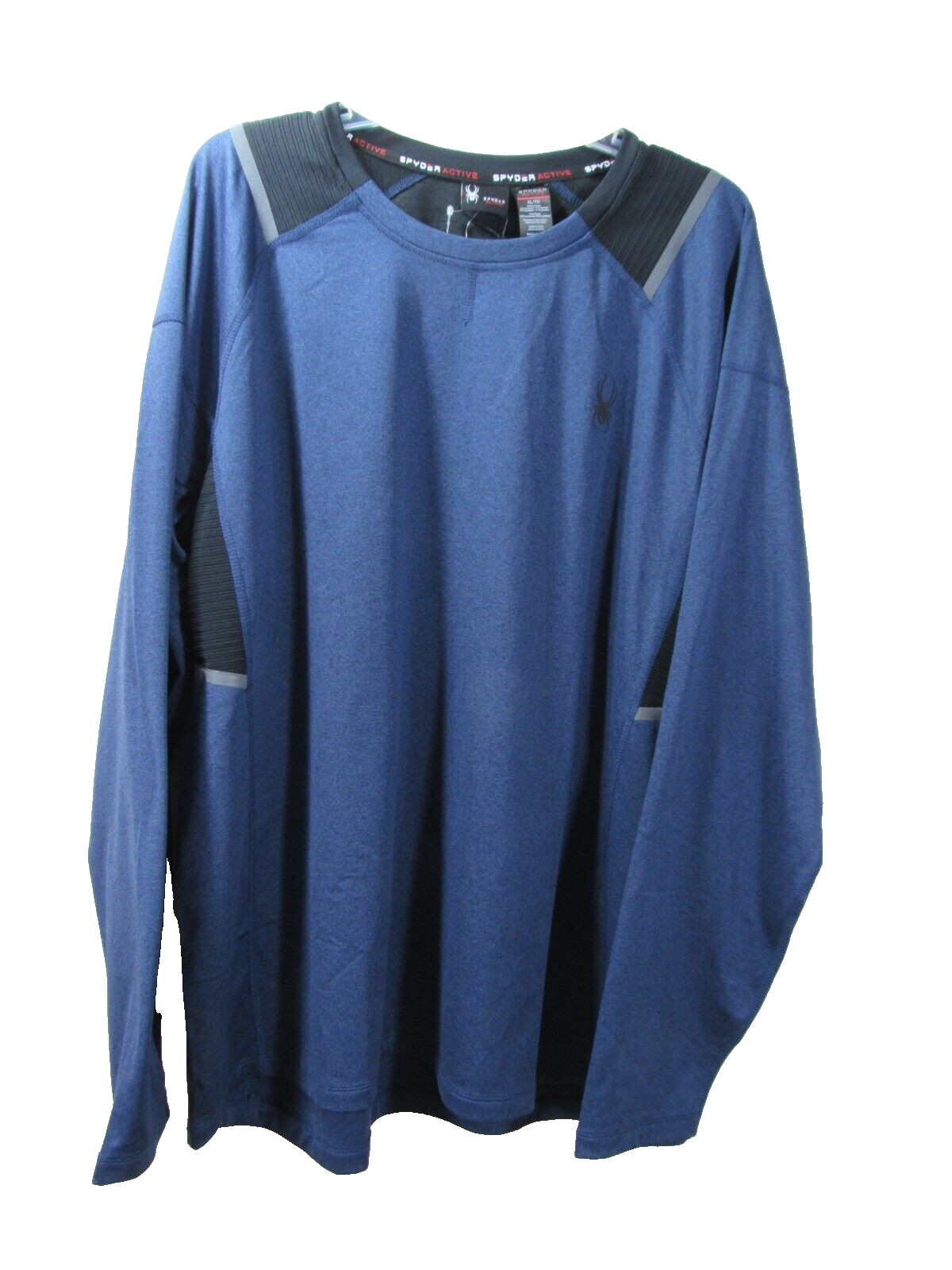 SPYDER Mens Pullover Active Performance Top Blue Dust Navy Heather Size XLarge gallery