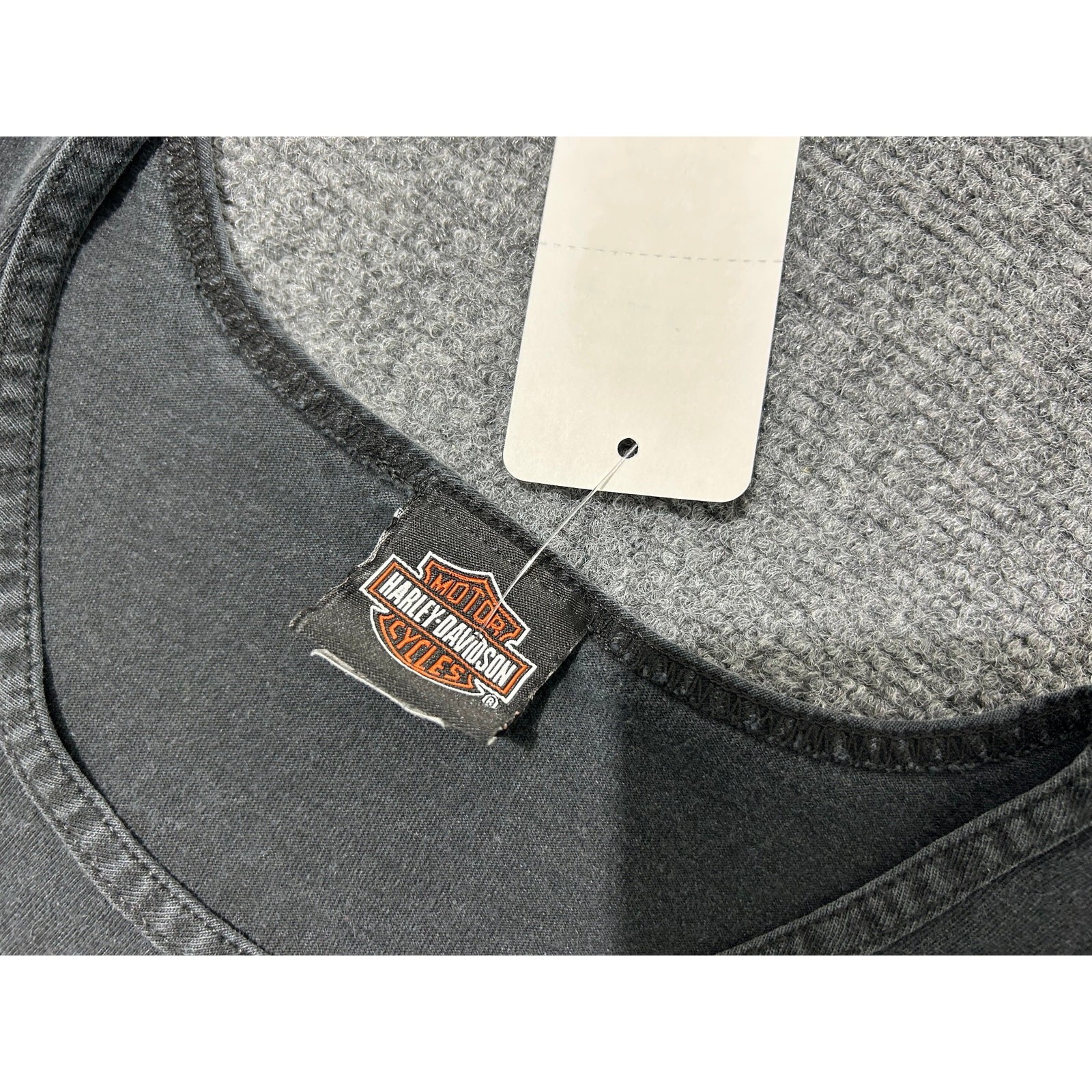 2015 Harley Davidson Skull With Helmet Tank Top - Black Size Medium gallery