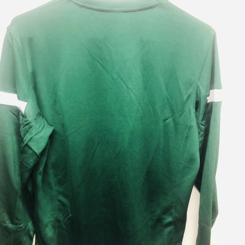 Eastbay Evapor Compression Mens Long Sleeve Shirt Med Green & White NWT gallery