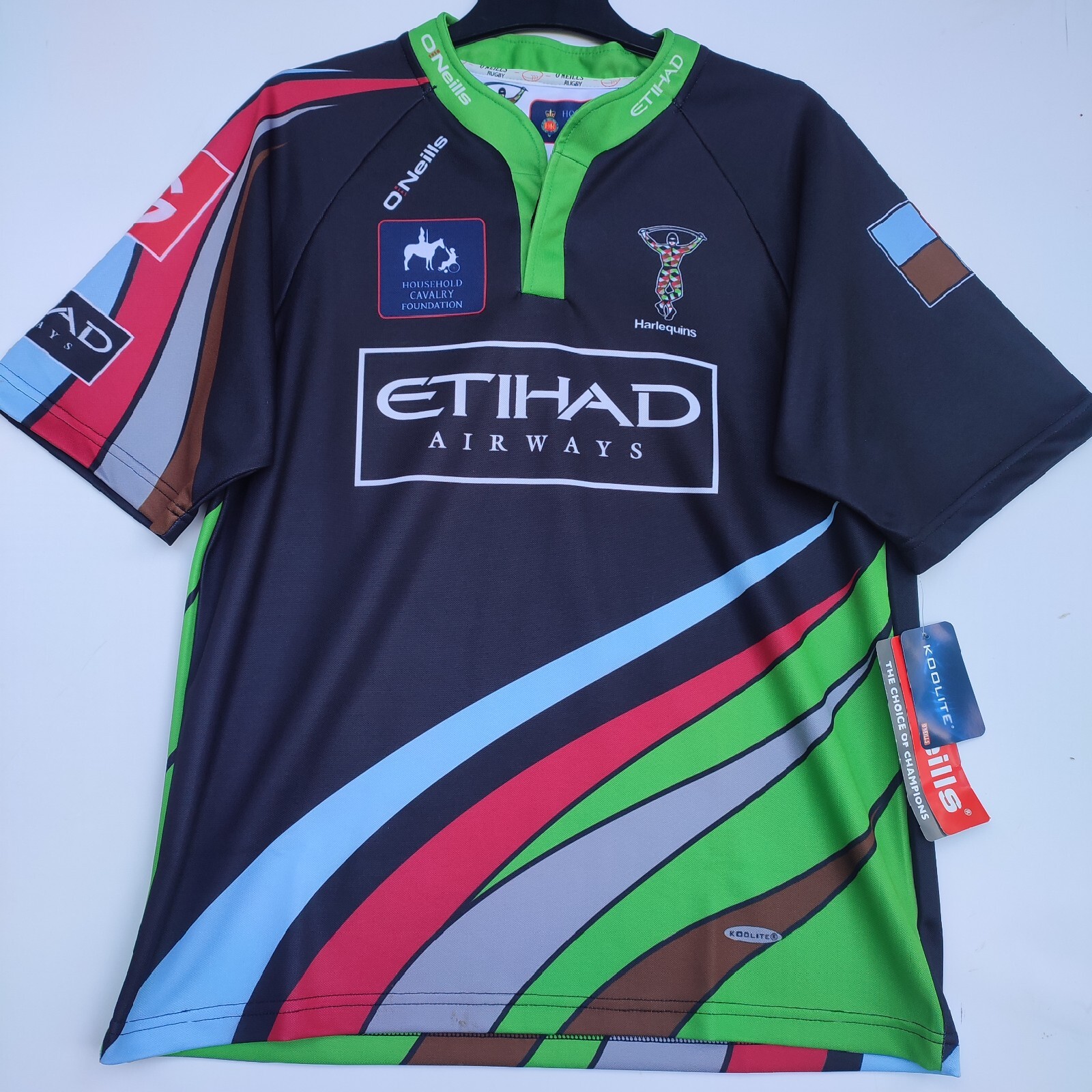 Harlequins 2013 - 2014 O'Neills Big Game 6 Rugby Shirt | Men's Medium gallery