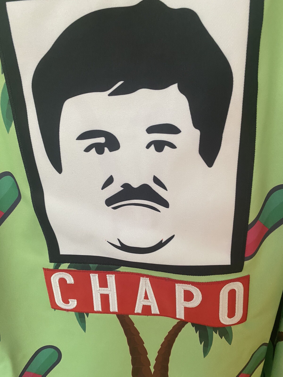 HEADGEAR CLASSICS EL CHAPO NWT SZ 6XL Embroidered Jersey RUNS SMALL RETAIL $110 gallery