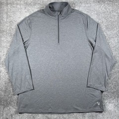Vuori Shirt Men’s XL Gray 1/4 Zip Long Sleeve Lightweight Performance Athleisure