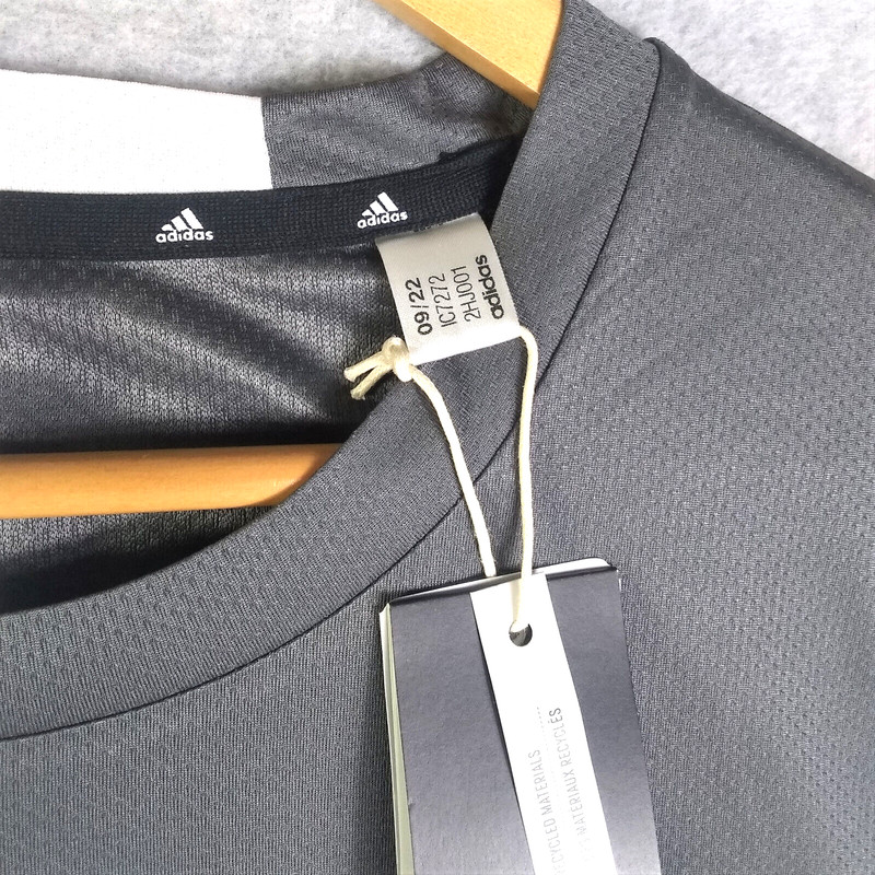 Adidas Mens D4M Training T-Shirt Short Sleeve XL Sports Slate Gray Aeroready NEW gallery