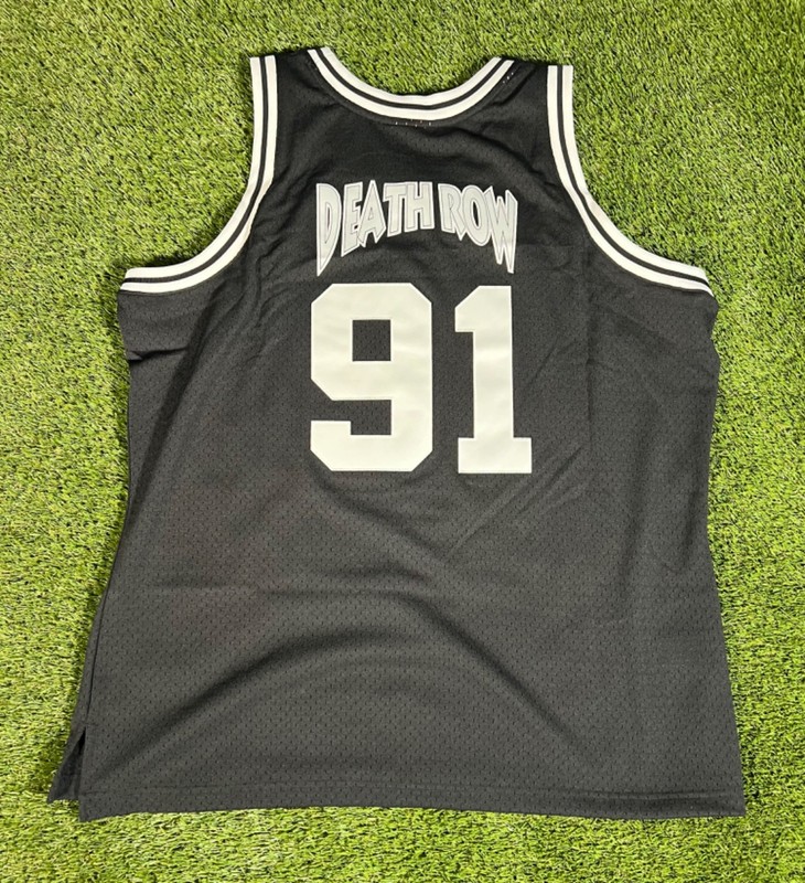 New Deaath Row Records x Mitchell & Ness 50 Years Hip Hop Basketball Jersey gallery