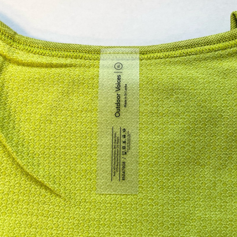 Outdoor Voices Men's Seamless Tank XL Green Apple MSRP $40 NWT gallery