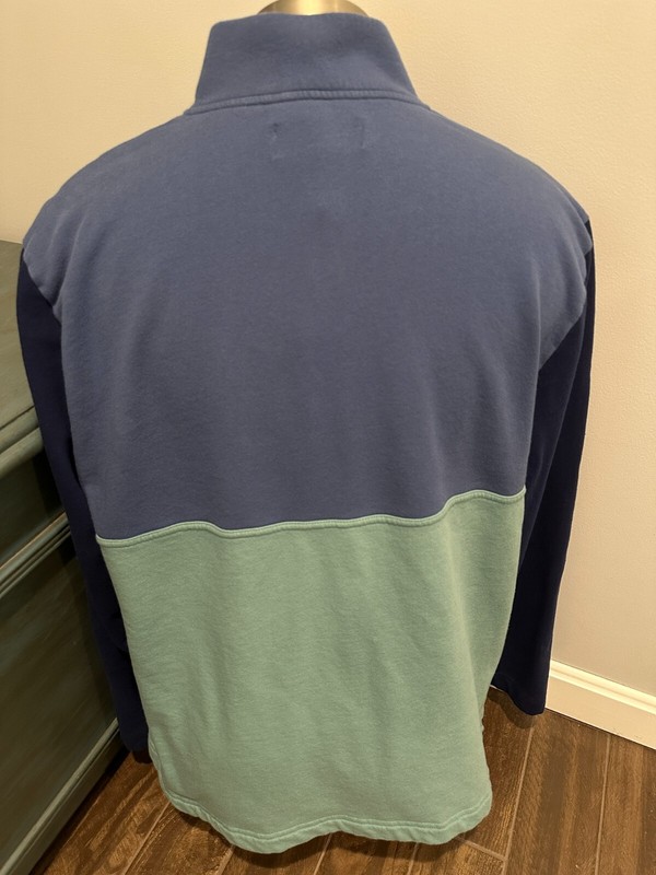 Vineyard Vines Pullover Mens SIZE XL Tri-Color 1/2 Zip Long Sleeved Shirt gallery