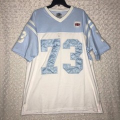 London Jeans 73 Men’s Blue and White Jersey Size XL