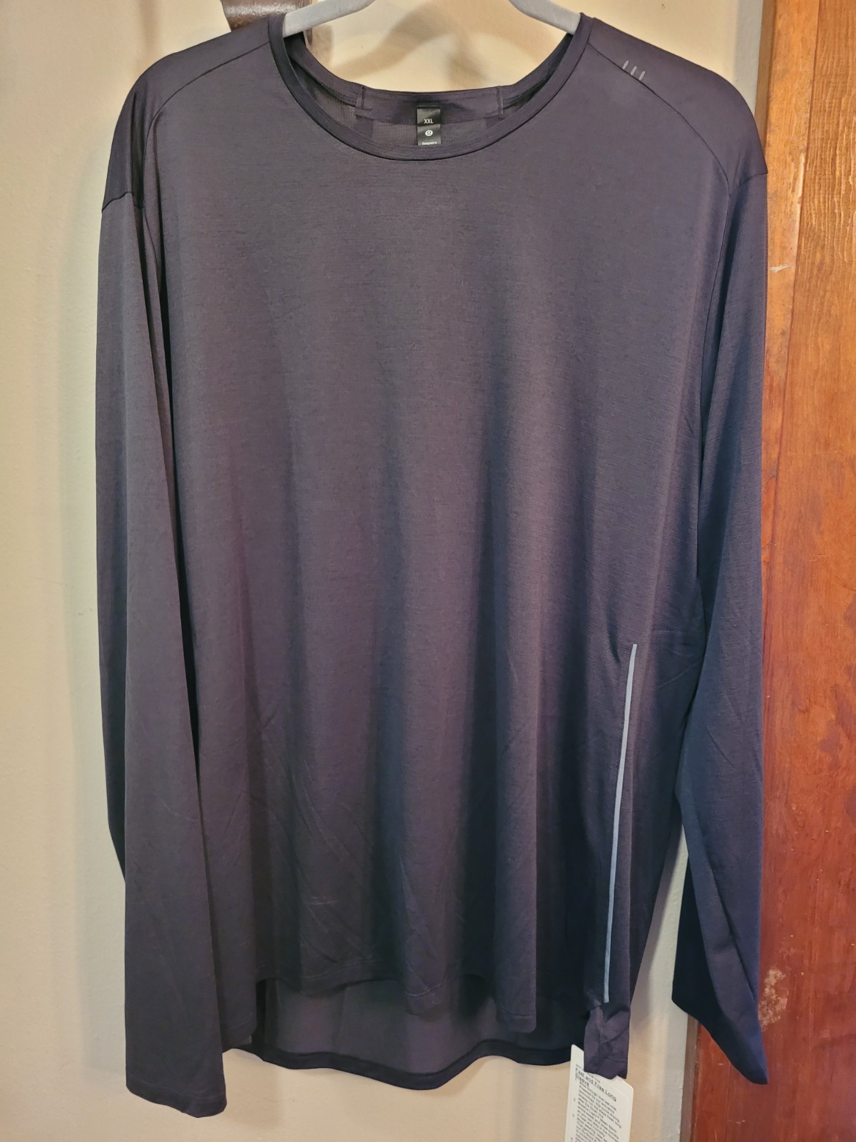 Lululemon Fast Free Long Sleeve Size XXL Heathered Graphite Grey NEW with tags gallery