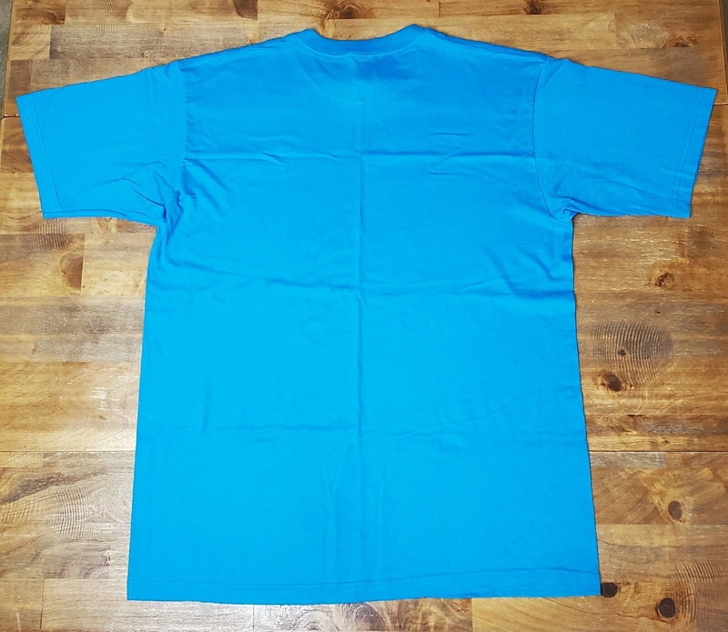 Vintage Men's The North Face OG Graphic Half Dome Logo Blue Shirt Size XL gallery