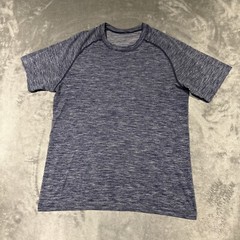 Lululemon Metal Vent Tech Shirt Men’s M Blue Tee Performance Yoga Gym Casual