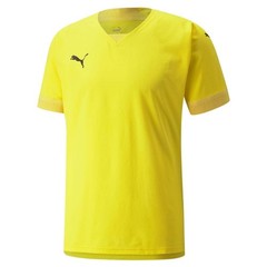 PUMA Teamfinal VNeck Short Sleeve Soccer Jersey Mens Yellow 70501607