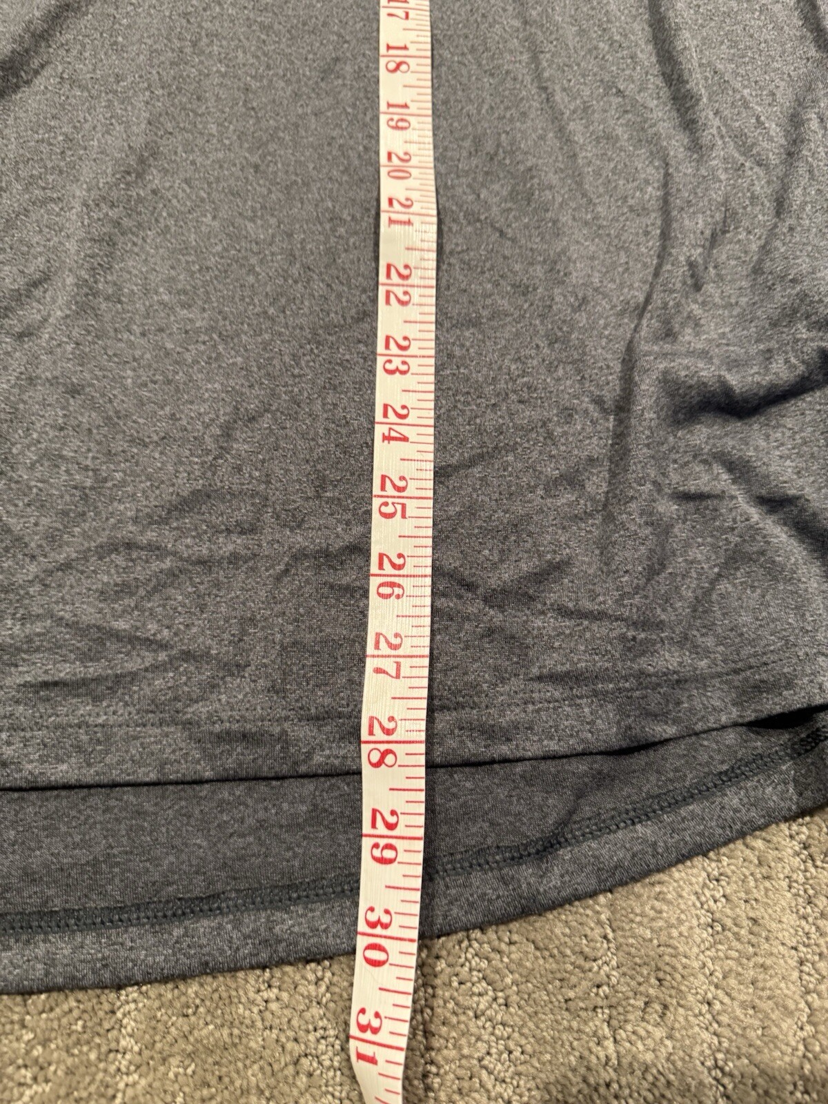 Under Armour Youth Men UA Tech Long Sleeve Pullover Shirt Heather Gray Size XXL gallery