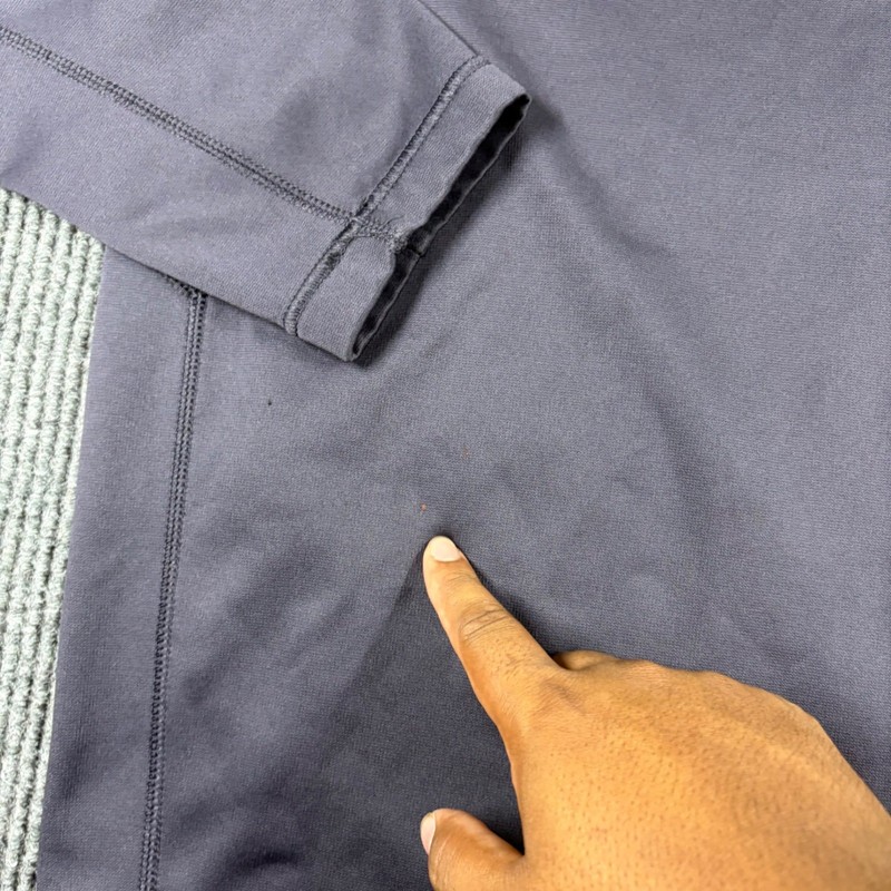Nike Pullover Men's L Therma-Fit Gray Quarter Zip Training Shirt 645383-570 gallery