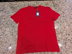 Hugo Boss Men’s Athleisure Jersey Curved T-Shirt Red size XXL