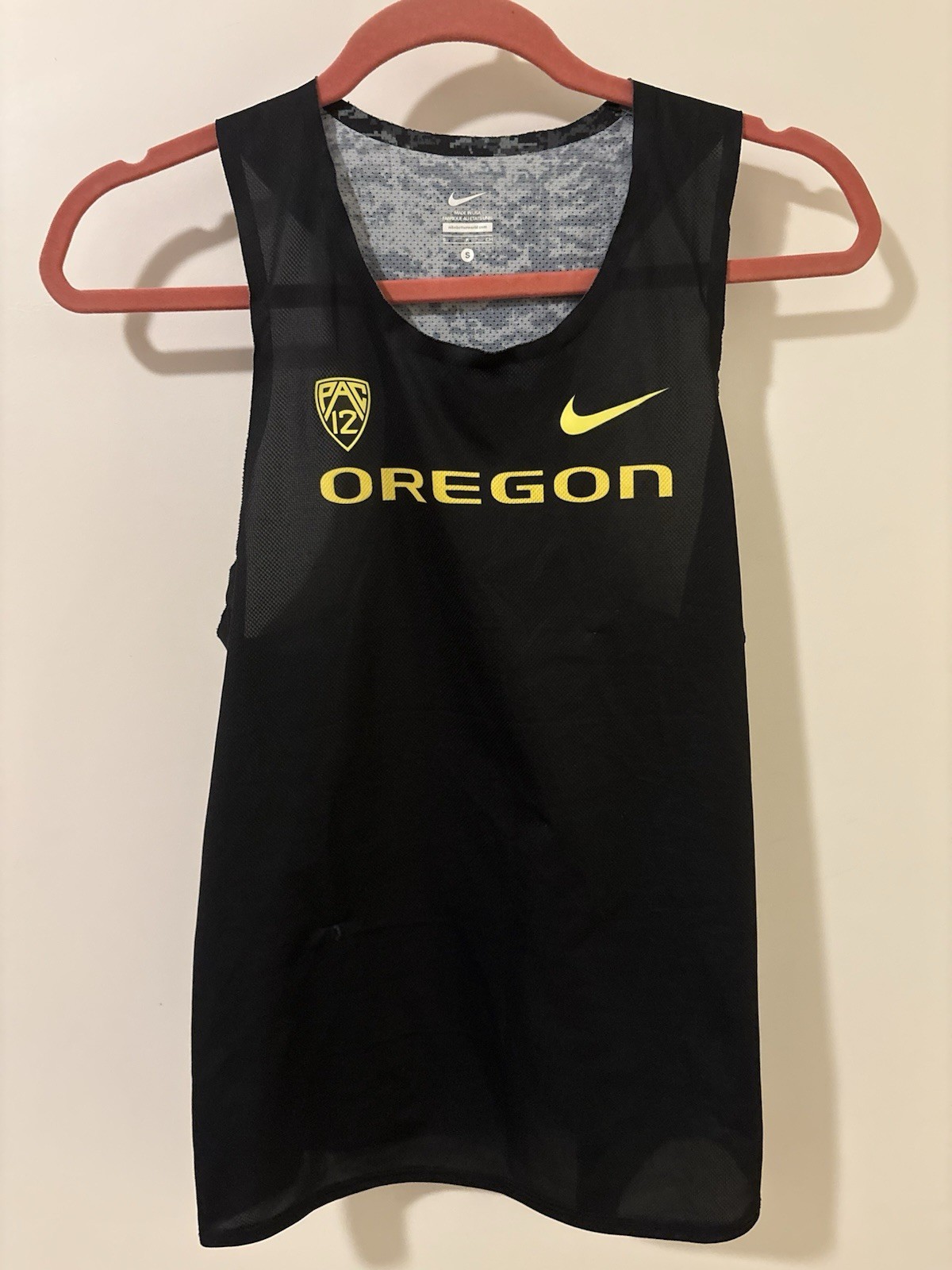NCAA Oregon Team Issue Track Singlet Men’s S Jersey University Nike Elite Pro gallery