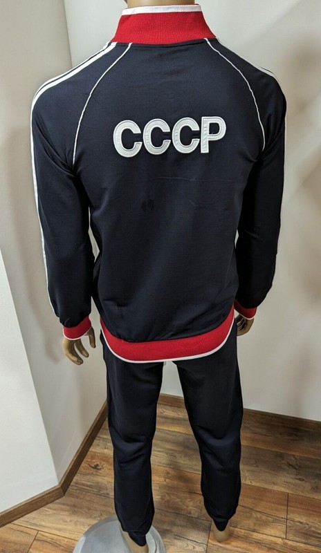 RUSSIA-CCCP-USSR "СЛОВО ПАЦАНА" Tracksuit S-M-L-XL-XXL Dark Blue gallery