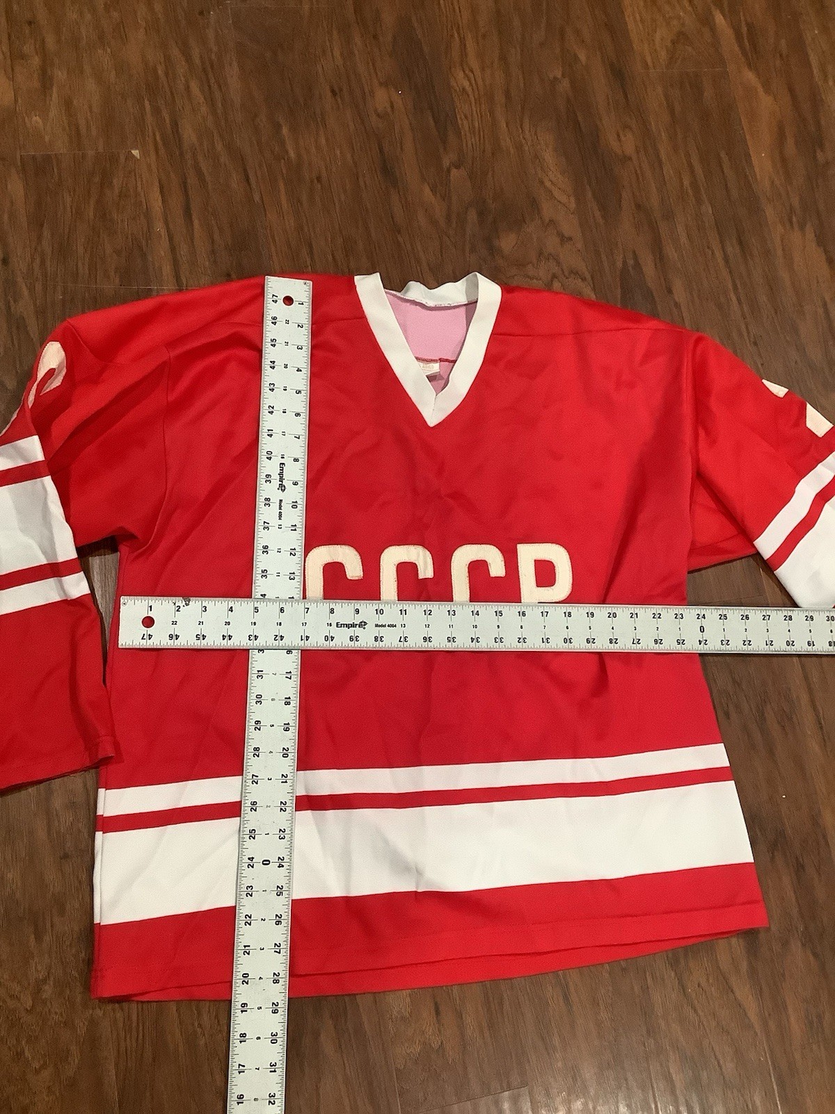 Vntg 80‘s Vladislav Tertiary CCCP Hockey Russia Signed #20 Made Canada Jersey gallery