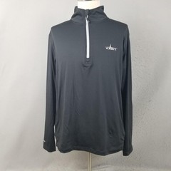 Habit Pullover Mens Large Black 1/4 Zip Solar-Factor Fishing Long Sleeve