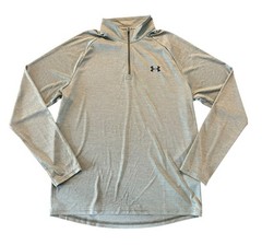 Under Armour Pullover Light Green Quarter Zip Golf Performance Lightweight Large