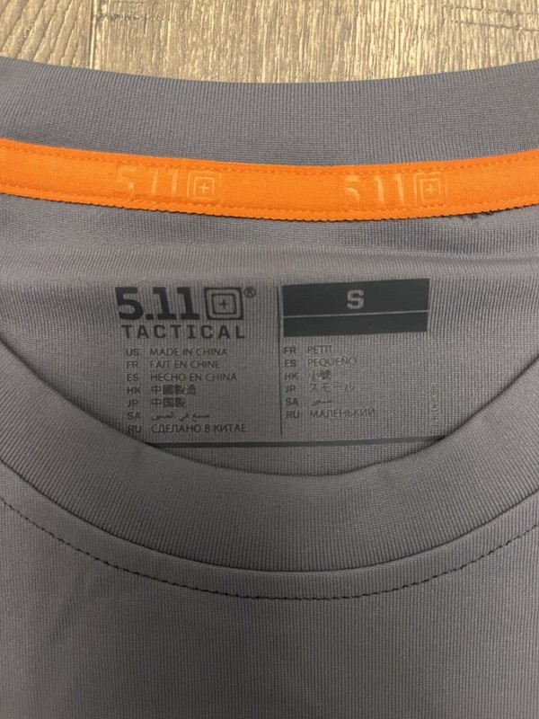 NWT 5.11 Tactical Pullover Mens S Gray Range Ready Long Sleeve Performance Shirt gallery