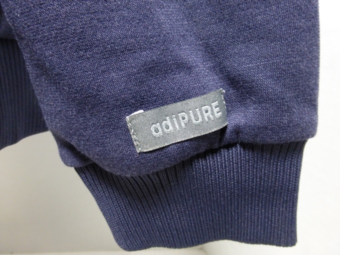 Adidas - AdiPURE Button Mock Pullover in Quartz Size SMALL gallery
