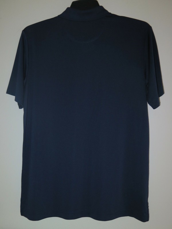 Jack Nicklaus JNKF6034OF 459 Men's Sz S Navy Blue Moisture Wicking Golf Polo gallery