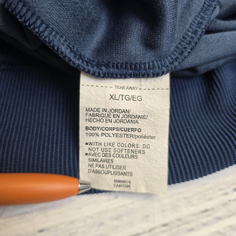 Under Armour Golf Storm Sweater XL Fleece Snap Mock Neck Blue Loose Fit Coldgear gallery