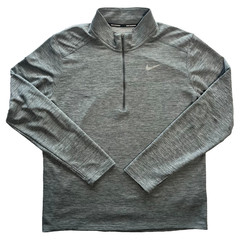 Nike Jacket Mens Large Grey Dri Fit Running Pacer Future 1/4 Zip Running Top
