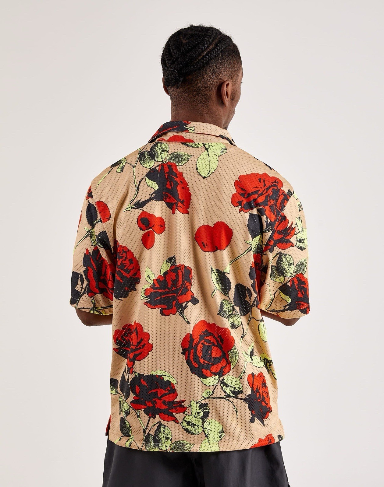 Nike Rose City Top Mesh Button Up Dri-FIT FJ1650-126 Short Sleeve Men Size Small gallery