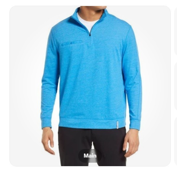 Black Clover Mens Dri Balance Clyde Delirium Performance 1/4 Zip Shirt M $110 gallery