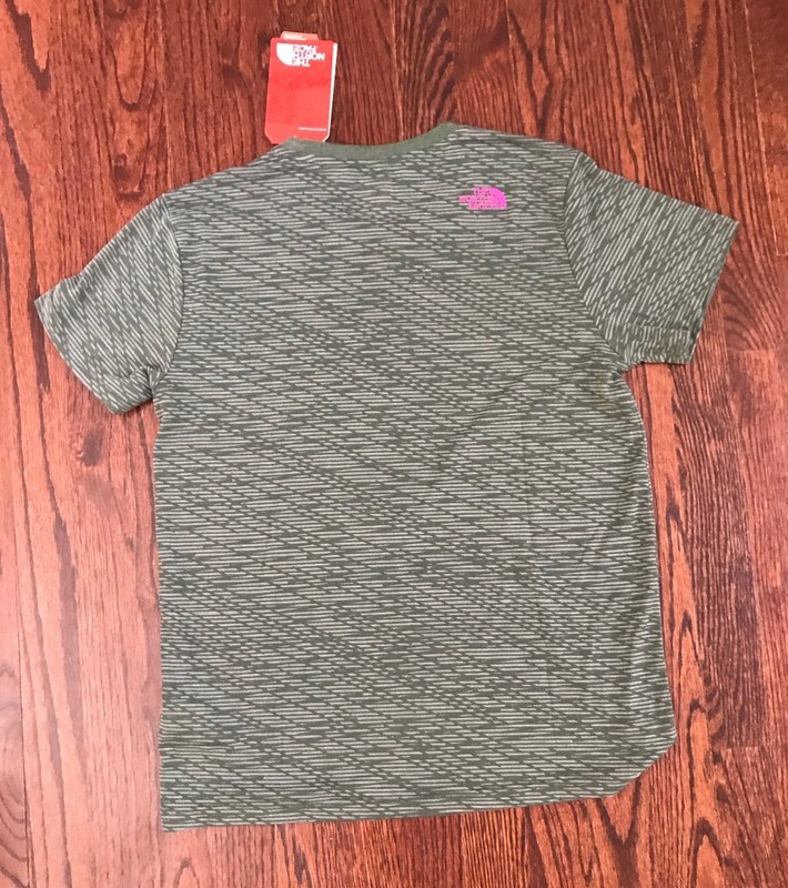 The North Face Men's Pattern T-Shirt Green/Magenta S gallery