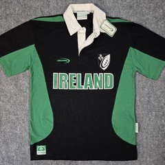 NWT Irish Rugby Shirt Small Lansdowne Heritage Polo Heavy Jersey Short Sleeve