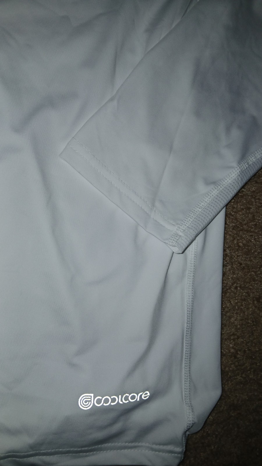 PG-PERFECT GAME SPORTS APPAREL-PERFORMANCE COOLCORE 1/4 ZIP SHIRT-NEW- XL-WHITE gallery