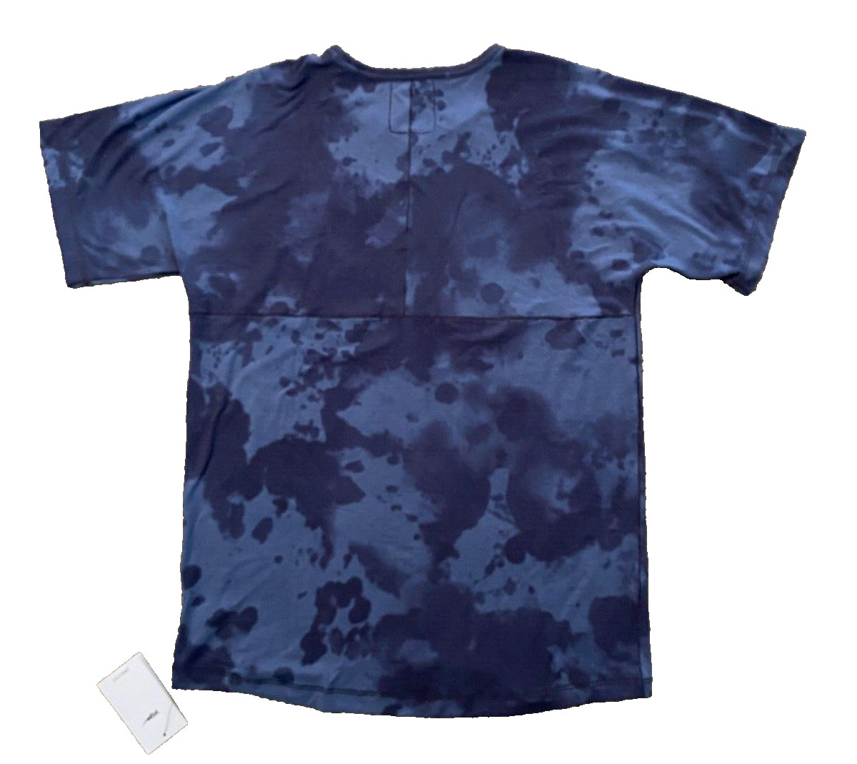 Nike Yoga Top Dri-FIT Allover Print Short-Sleeve Gridiron DX0922-015 Mens Medium gallery