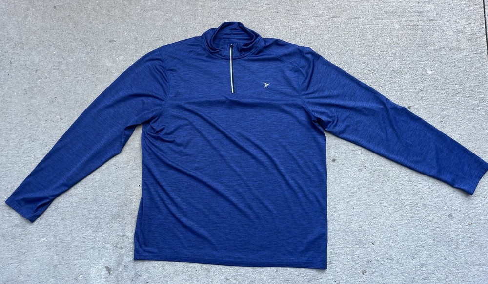 Old Navy Active Go-Dry 1/4 Zip Pullover XL Blue men’s Top