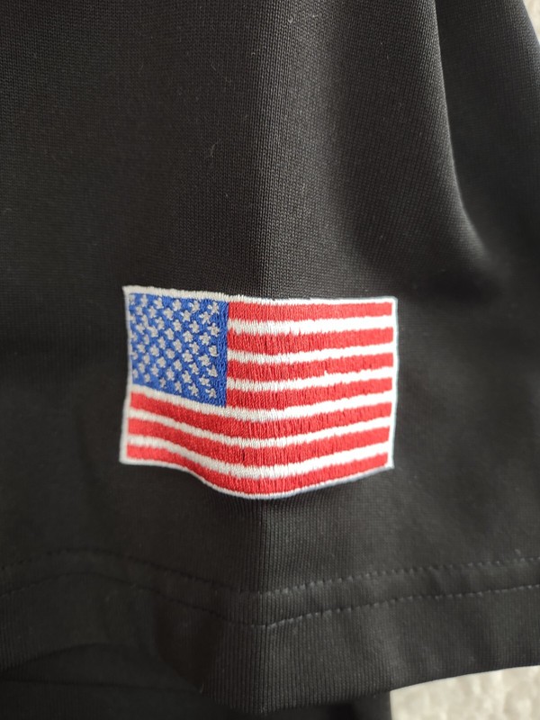 Fastrax Pro Skydiving Team On Time, On Target Polo Shirt Men's Large Black USA gallery