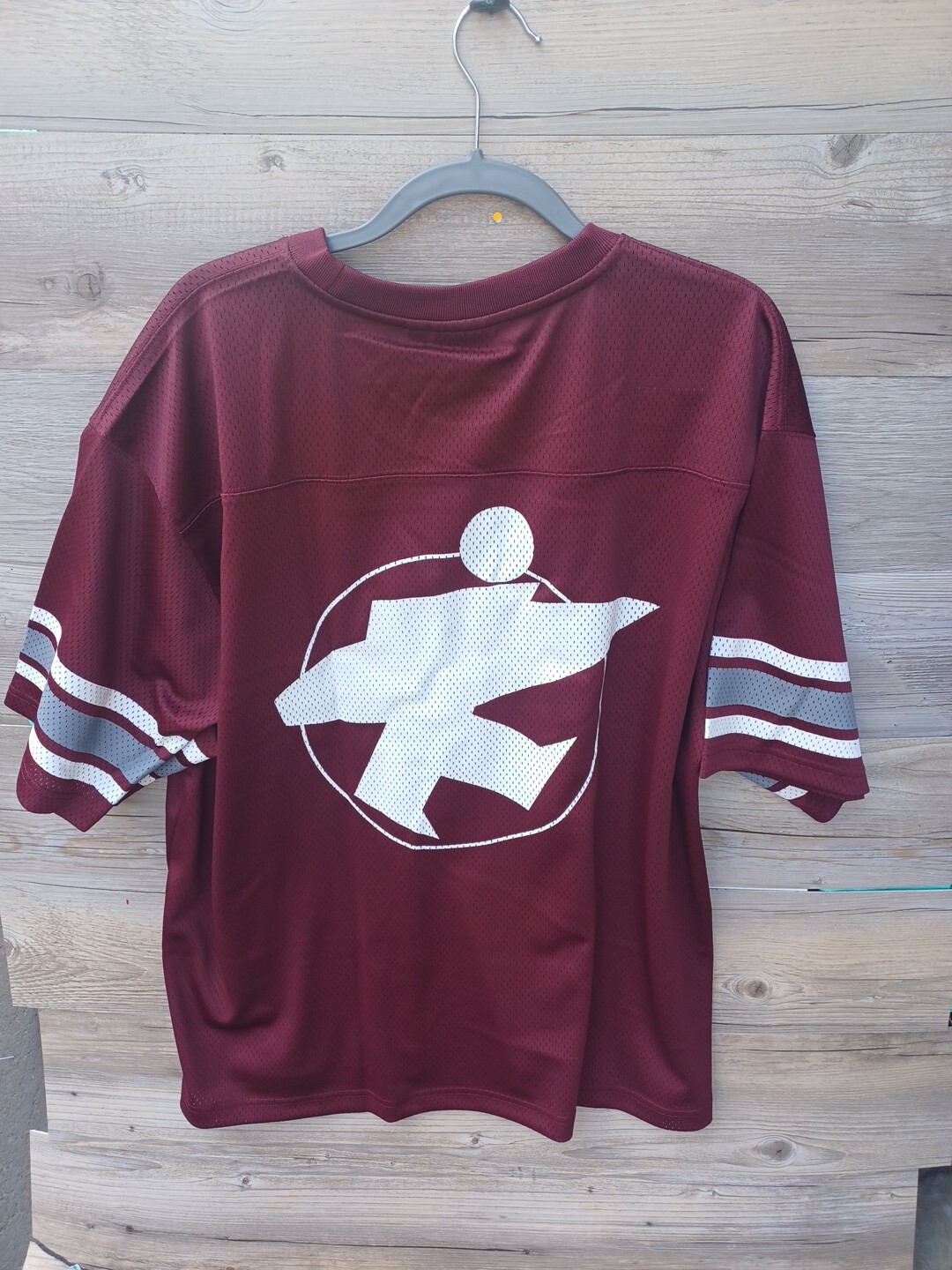 Stussy Brand Surfman Sports jersey - Burgundy - XXL #0123 gallery