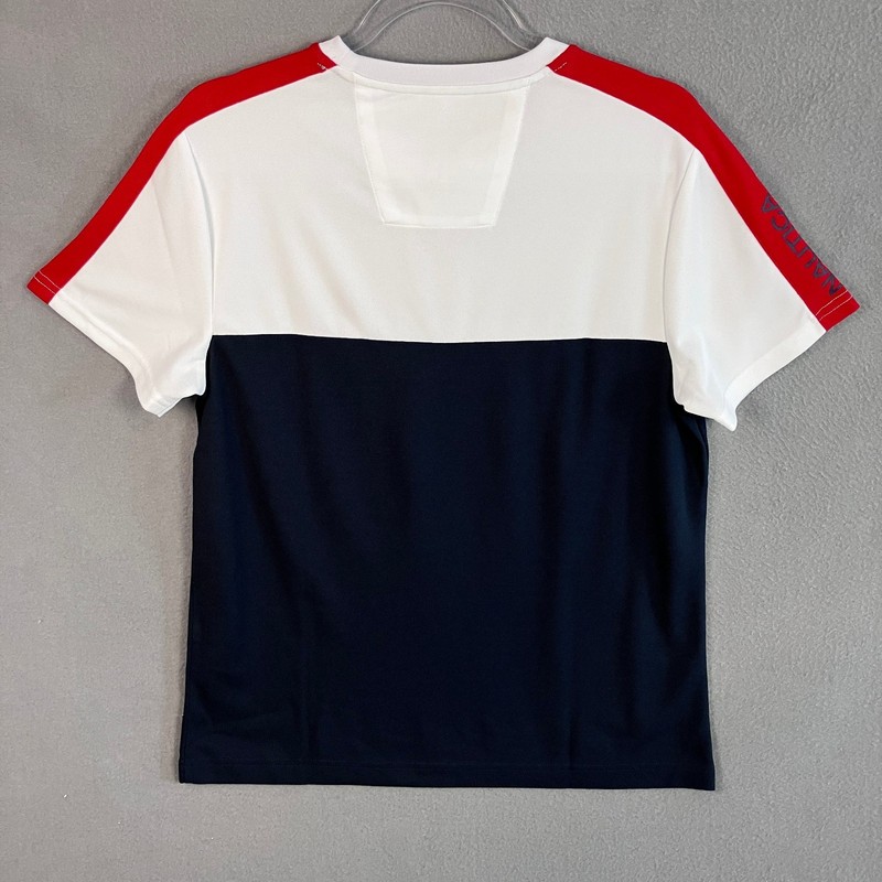 Nautica Mens Performance Colorblock Shirt Size S Multicolor Moisture Wicking NWT gallery
