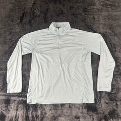 Eddie Bauer FreeDry 1/4 Zip Pullover Mens L Light Blue Heathered Activewear