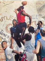 Mens Air Jordan Camp Button Up Shirt Size XL Playground Scene Sail HF9347-133