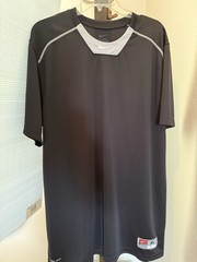 Nike Dri-Fit Black Pullover Baseball/Football Coach Jersey Shirt XL