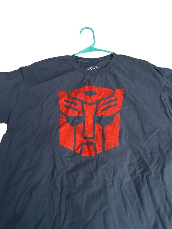 Transformers Mad Engine AutoBots Logo Navy Blue Shirt Mens XL New NWOT gallery