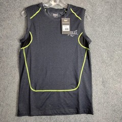 Everlast Compression Tank Top Sleeveless Athletic Training Gym Charcoal L